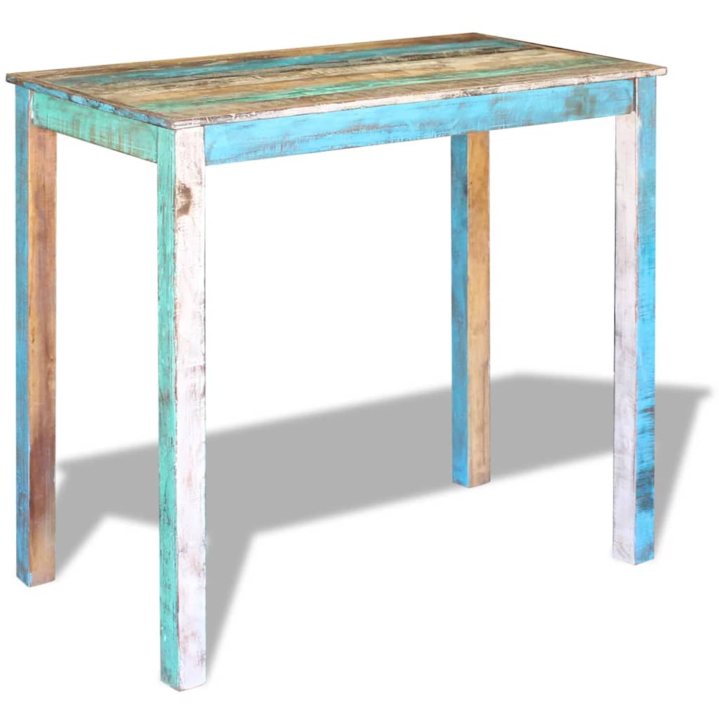 vidaXL Bartafel 115x60x107 cm massief gerecycled hout