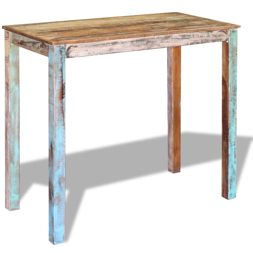 vidaXL Bartafel 115x60x107 cm massief gerecycled hout