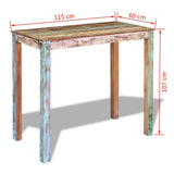 vidaXL Bartafel 115x60x107 cm massief gerecycled hout