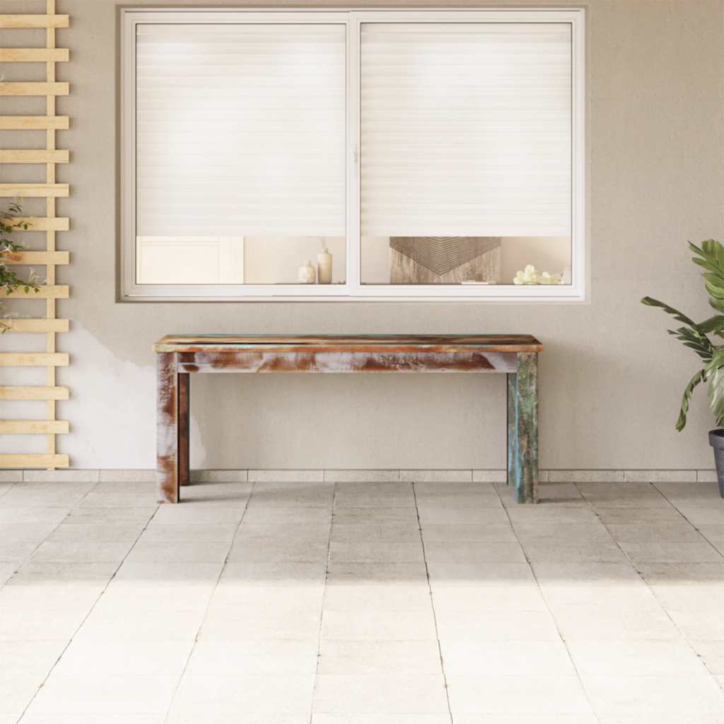 vidaXL Bankje 110x35x45 cm massief gerecycled hout