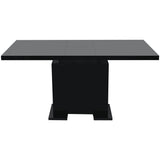 vidaXL Extendable Dining Table High Gloss White