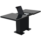 vidaXL Extendable Dining Table High Gloss White