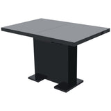 vidaXL Extendable Dining Table High Gloss White