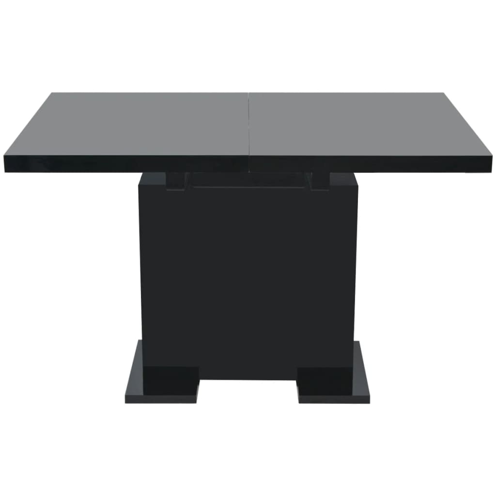 vidaXL Extendable Dining Table High Gloss White