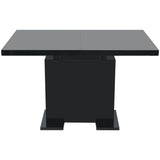 vidaXL Extendable Dining Table High Gloss White