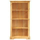 vidaXL Bookshelf solid pine wood 4 shelves Corona style 80x29x150 cm