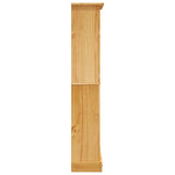 vidaXL Bookshelf solid pine wood 4 shelves Corona style 80x29x150 cm