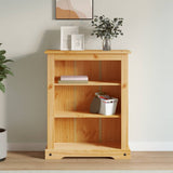 vidaXL Bookshelf solid pine wood 4 shelves Corona style 80x29x150 cm