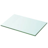 vidaXL Wandschap transparant 20x12 cm glas