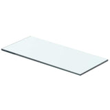 vidaXL Wandschap transparant 20x12 cm glas