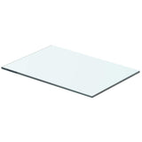 vidaXL Wandschap transparant 20x12 cm glas