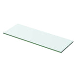 vidaXL Wandschap transparant 20x12 cm glas
