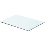 vidaXL Wandschap transparant 20x12 cm glas