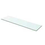 vidaXL Wandschap transparant 20x12 cm glas