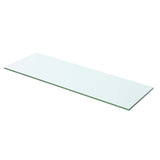 vidaXL Wandschap transparant 20x12 cm glas
