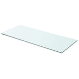vidaXL Wandschap transparant 20x12 cm glas