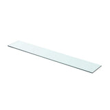 vidaXL Wandschap transparant 20x12 cm glas