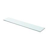 vidaXL Wandschap transparant 20x12 cm glas