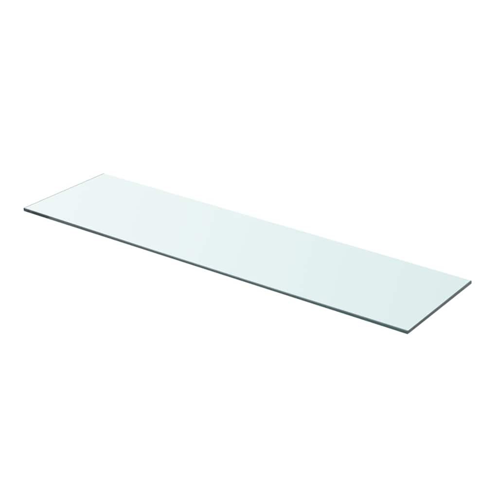 vidaXL Wandschap transparant 20x12 cm glas