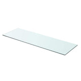 vidaXL Wandschap transparant 20x12 cm glas