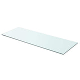 vidaXL Wandschap transparant 20x12 cm glas
