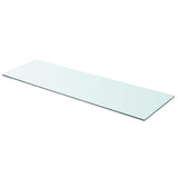 vidaXL Wandschap transparant 20x12 cm glas