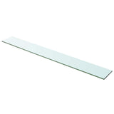 vidaXL Wandschap transparant 20x12 cm glas