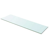 vidaXL Wandschap transparant 20x12 cm glas