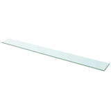 vidaXL Wandschap transparant 20x12 cm glas