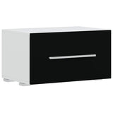 vidaXL Wall Display TV Cabinet with LED Lights Black 5-Piece
