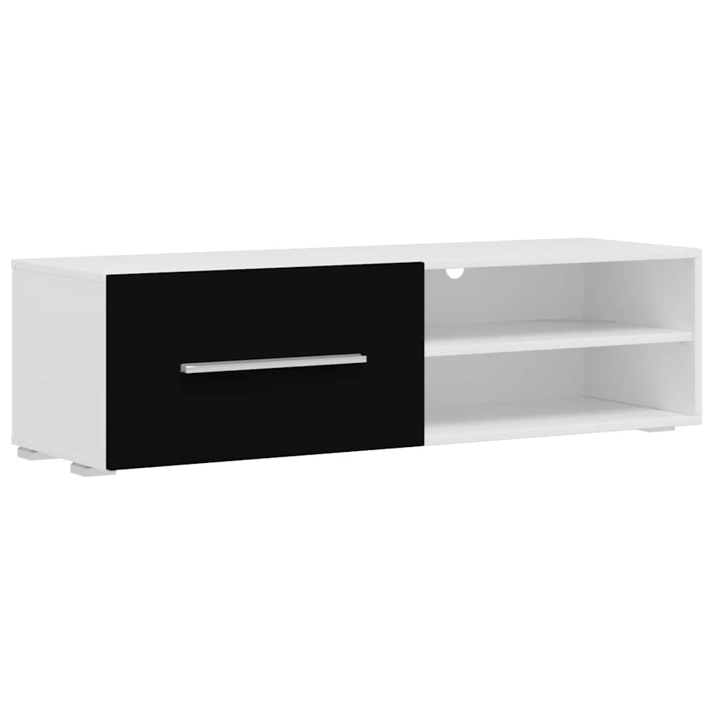 vidaXL Wall Display TV Cabinet with LED Lights Black 5-Piece