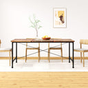 vidaXL Eettafel 240 cm massief mangohout