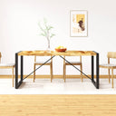 vidaXL Eettafel 180 cm massief ruw mangohout