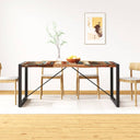 vidaXL Eettafel 180 cm massief ruw mangohout