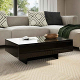 vidaXL Salontafel hoogglans wit