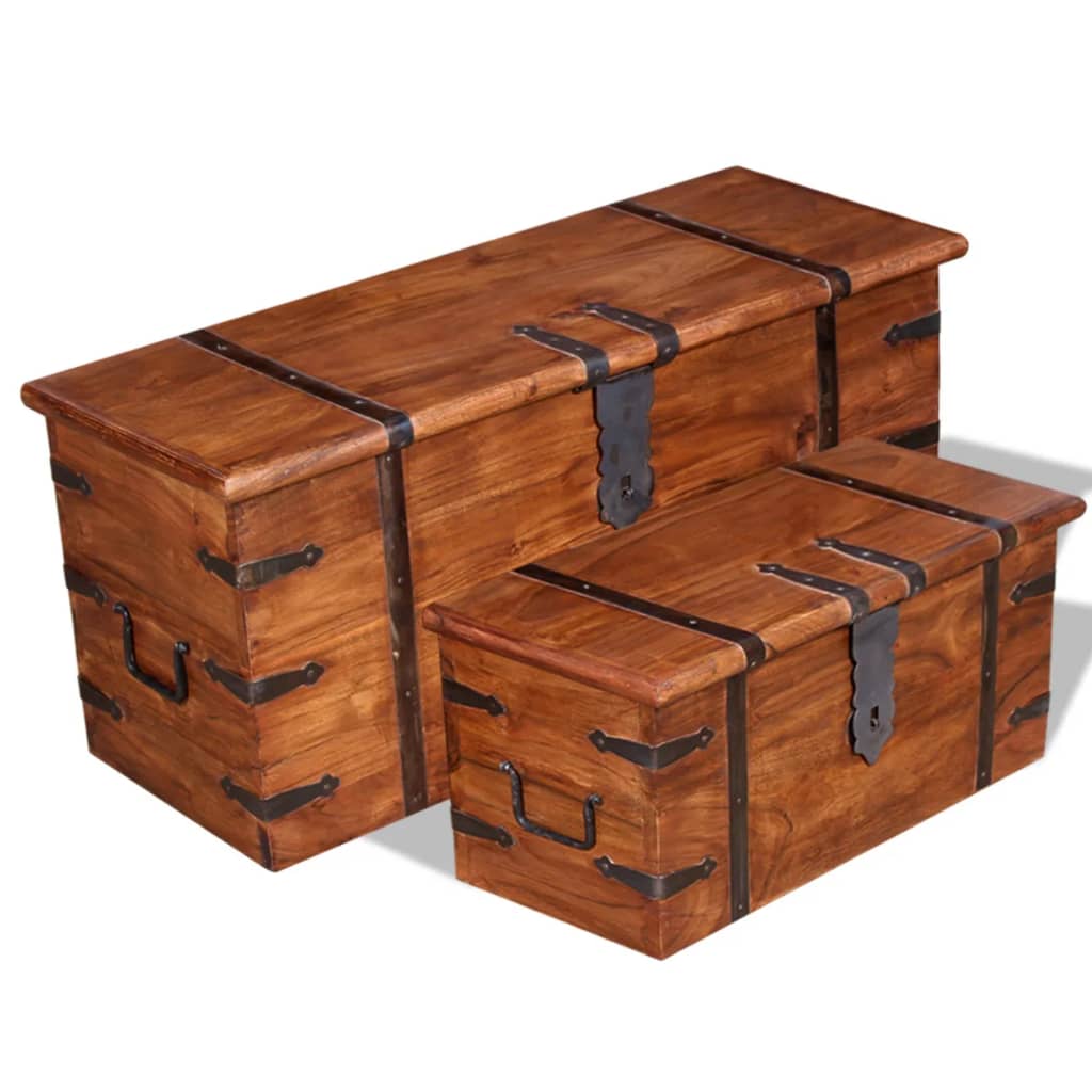vidaXL Storage Chest Solid Wood