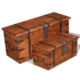 vidaXL Storage Chest Solid Wood