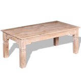 vidaXL Coffee Table 110x60x45 cm Solid Wood