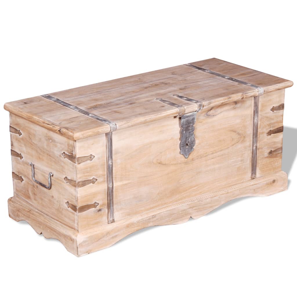 vidaXL Storage Chest Solid Wood