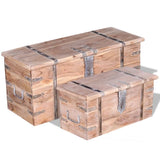 vidaXL Storage Chest Solid Wood