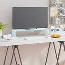 vidaXL TV-meubel/monitorverhoger transparant 60x25x11 cm glas