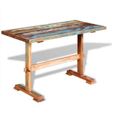vidaXL Dining Table 110x55x78 cm Solid Reclaimed Wood