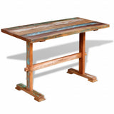 vidaXL Dining Table 110x55x78 cm Solid Reclaimed Wood