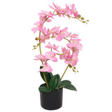 vidaXL Artificial Orchid with Pot 30 cm White