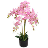 vidaXL Artificial Orchid with Pot 30 cm White
