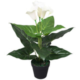 vidaXL Artificial Hydrangea Plant with Pot 60 cm Blue