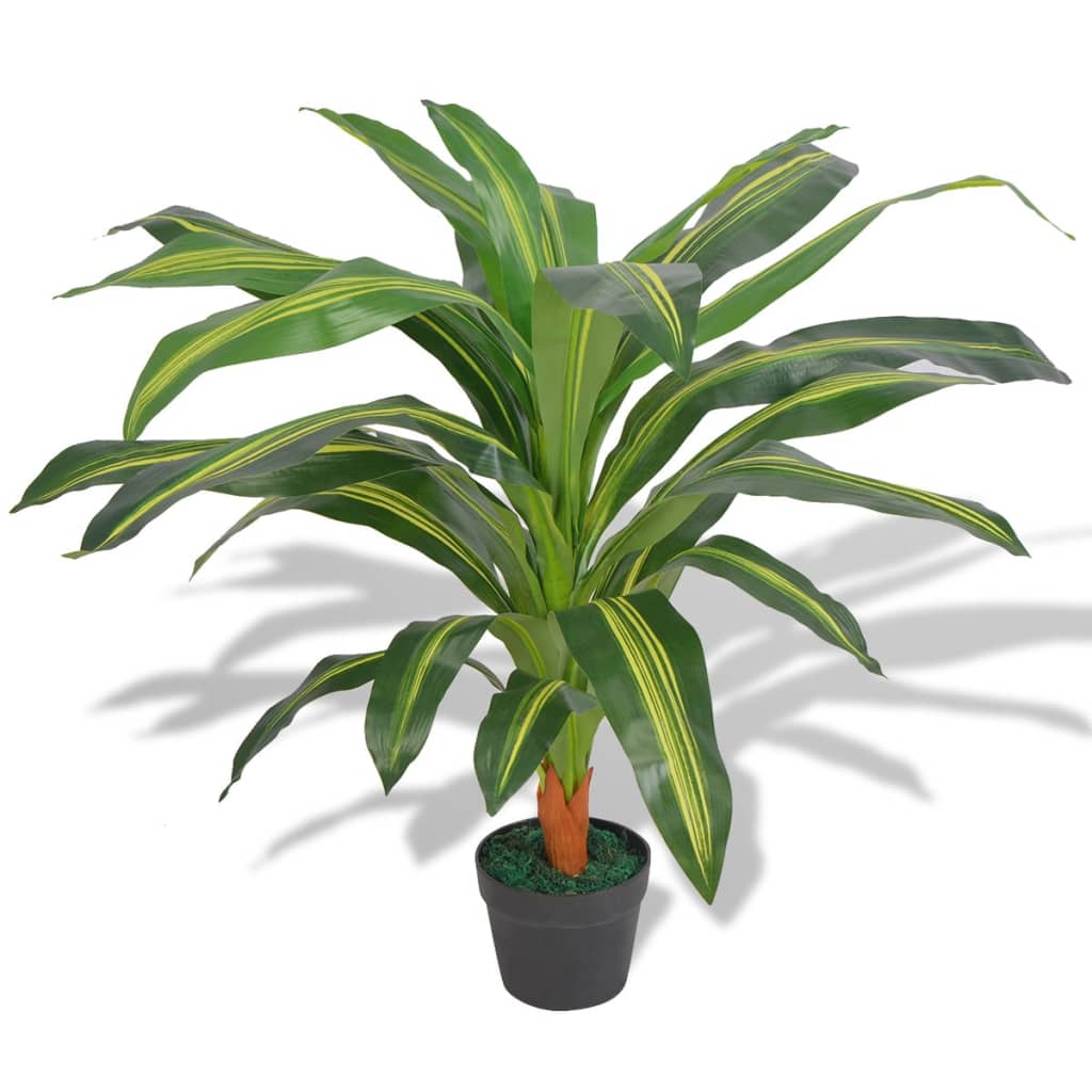 vidaXL Artificial sansevieria plant with pot 90 cm green