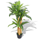 vidaXL Artificial sansevieria plant with pot 90 cm green