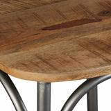 vidaXL Eetkamerstoelen 2 st massief mangohout