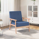 vidaXL Fauteuil stof lichtgrijs